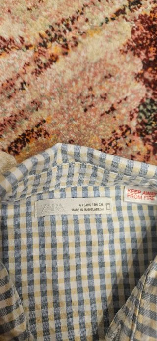 Lote 4 Camisas Niño Manga Larga Cuadros