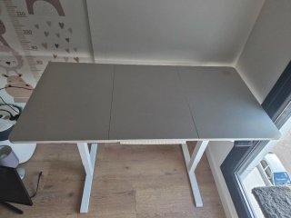 Escritorio extensible blanco