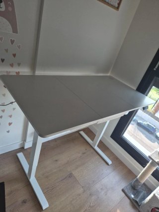 Escritorio extensible blanco