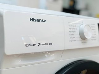 Lavadora 8Kg Hisense Clas A en FRIGOMARK Valencia