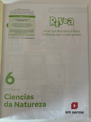 Libro Ciencias da Natureza 6 Revoa
