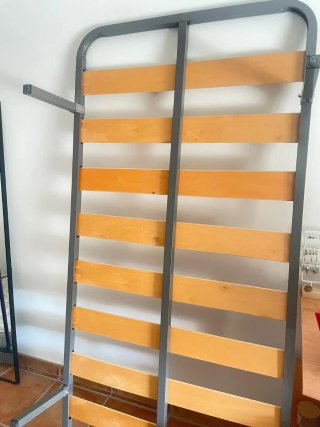 Somier madera y metal