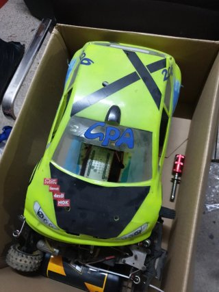 Coche radiocontrol gasolina Kyosho