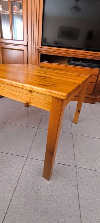 Mesa centro madera maciza