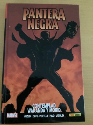 100% Marvel hc pantera negra 4. contemplad waka...