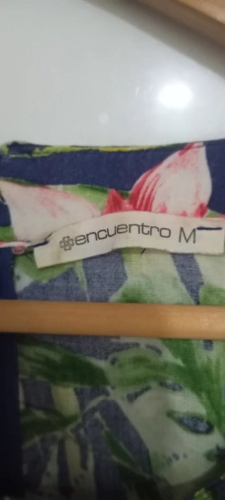 mono largo estampado floral