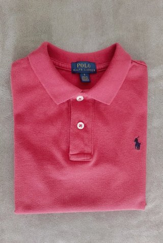 Ralph Lauren polo de niño, talla 5, color rojo