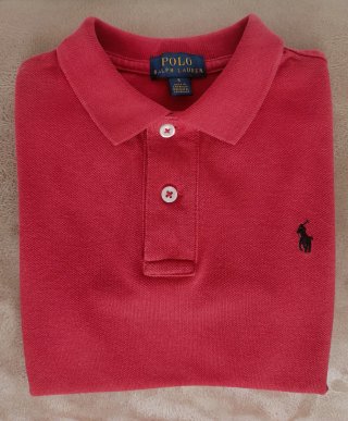 Ralph Lauren polo de niño, talla 5, color rojo