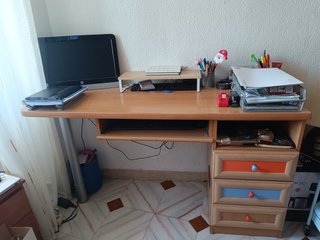 Escritorio juvenil madera pino