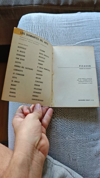 Libro "Picasso" - Mario De Micheli (Los Diamantes