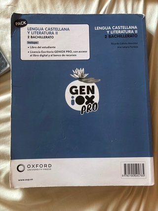Lengua castellana y literatura II. Libro del es...
