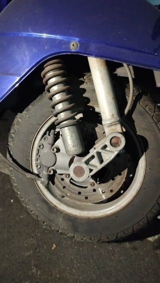 Vespa PX 200 E azul - 10 años parada