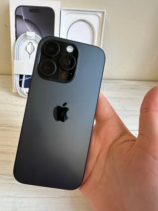 Iphone 16 PRO 128GB Negro Titanium IMPOLUTO!!
