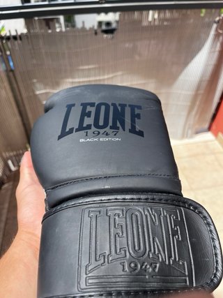 Guantes Boxeo Leone 1947 Negro