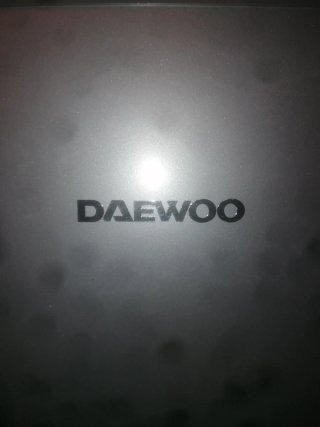Frigorífico Daewoo plateado