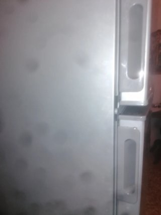 Frigorífico Daewoo plateado