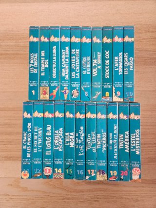 Tintin VHS Colección Completa (Catalán)