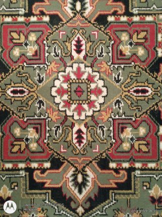 Alfombra Lana Gruesa Elegante 1.95x1.35