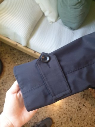 Gabardina elegante HAND azu