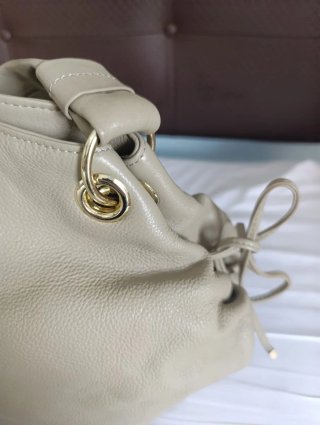 Bolso Purificación García Piel Vacuno Beige
