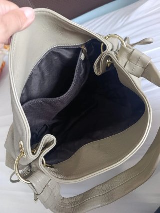 Bolso Purificación García Piel Vacuno Beige