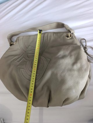 Bolso Purificación García Piel Vacuno Beige