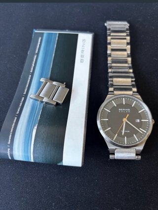 Bering Solar Titanium Reloj Hombre