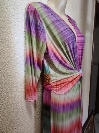 Mono largo estampado multicolor talla única