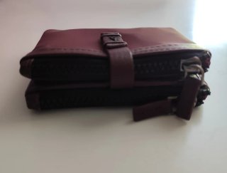 Cartera Abbacino granate