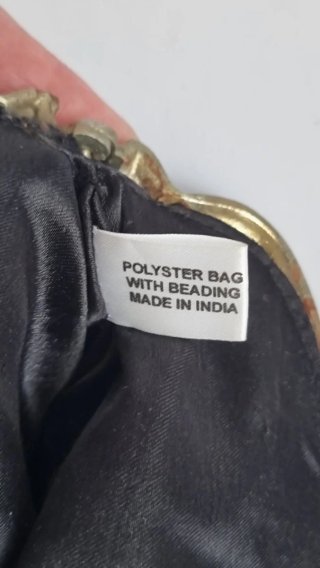 Bolso Fiesta Vintage India Flores Lentejuelas