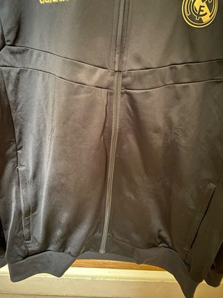 Sudadera Real Madrid Adidas Negra y Dorada