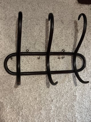 Perchero de pared de madera