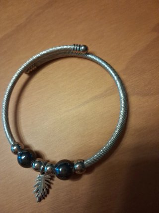 Pulsera de Acero con Dijes