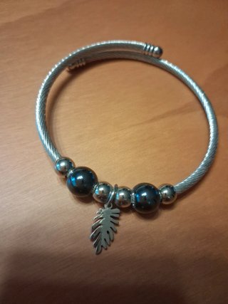Pulsera de Acero con Dijes