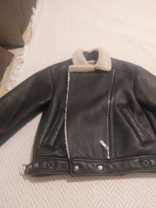 Chaqueta cuero forrada pelo
