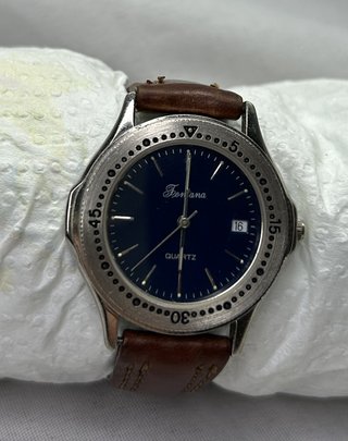 Orologio Fontana Quartz Blu Vintage