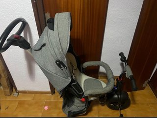 Triciclo infantil gris