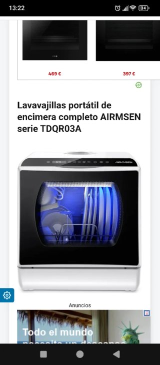 Lavavajillas Portátil AIRMSEN