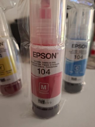 Tintas Epson 104 EcoTank Nuevas (4 Colores)