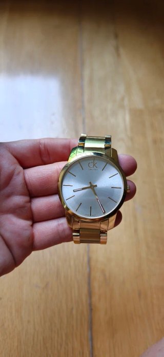 Reloj Calvin Klein Dorado Mujer