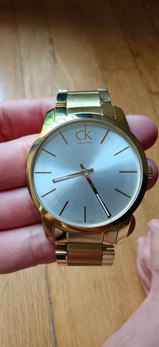 Reloj Calvin Klein Dorado Mujer