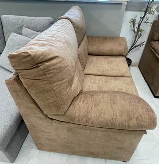 Sofá 2 Plazas Valdini Tela Beige