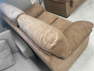 Sofá 2 Plazas Valdini Tela Beige