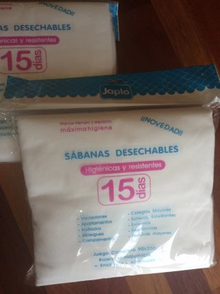 2 Juegos Sábanas Desechables Higiénicas