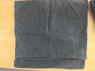 4 Fundas Cojín Zara Home 50x50 Gris