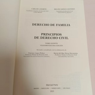 Principios de derecho civil - Derecho de famili...