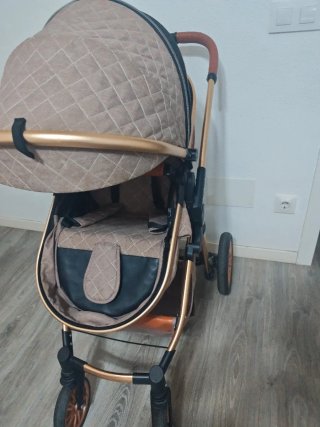 Cochecito de bebé +silla de coche +algún accesorio