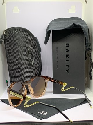 Oakley HSNT Gafas de Sol Marrón/Dorado