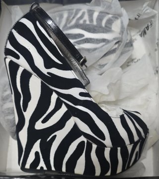 Zapatos de tacón con plataforma y esparto
