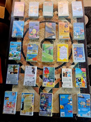 Lote Películas VHS Animadas